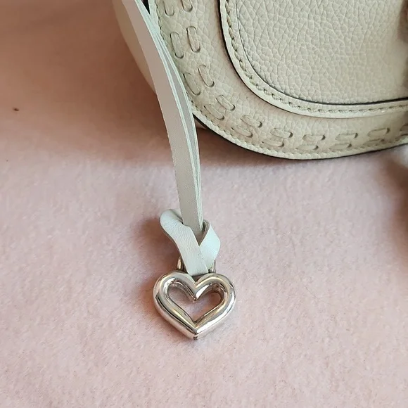 Brighton Trina White Leather Bag - Picture 6 of 12